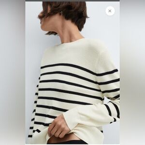 Mango striped sweater